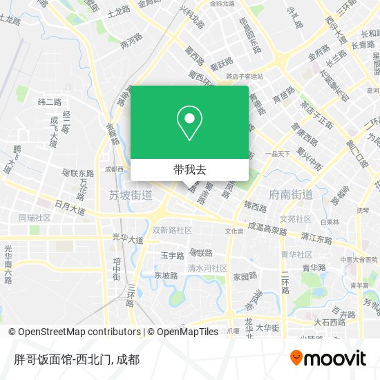 胖哥饭面馆-西北门地图