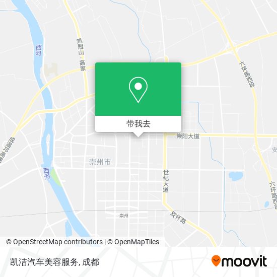 凯洁汽车美容服务地图