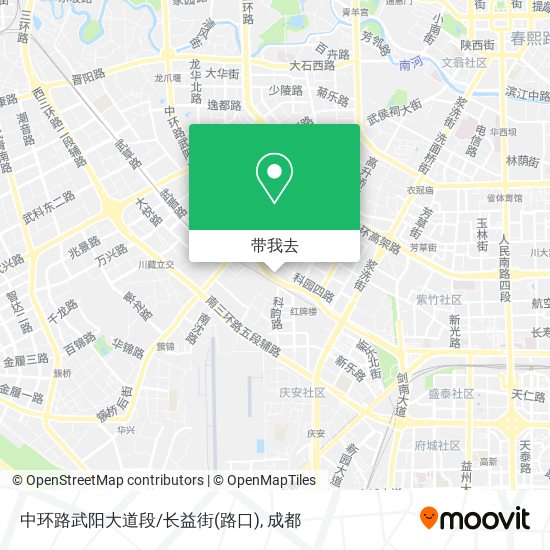 中环路武阳大道段/长益街(路口)地图