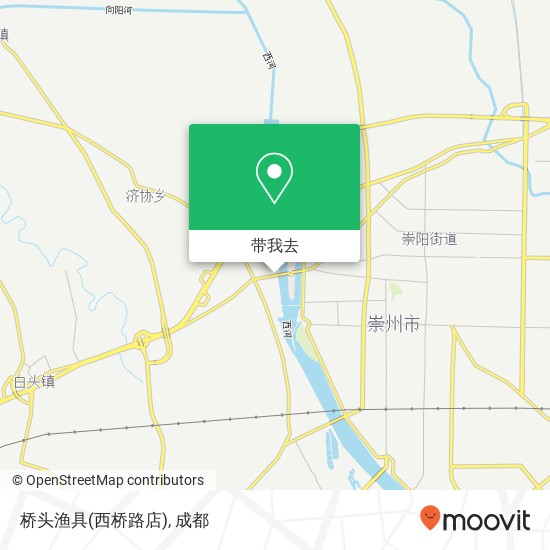 桥头渔具(西桥路店)地图