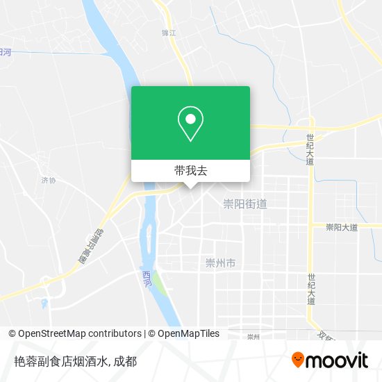 艳蓉副食店烟酒水地图