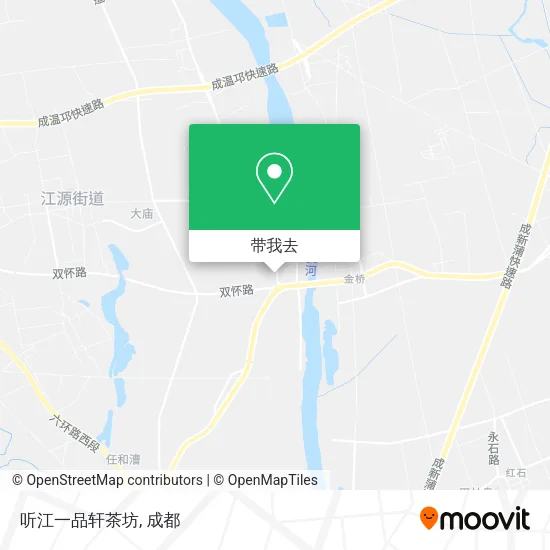 听江一品轩茶坊地图