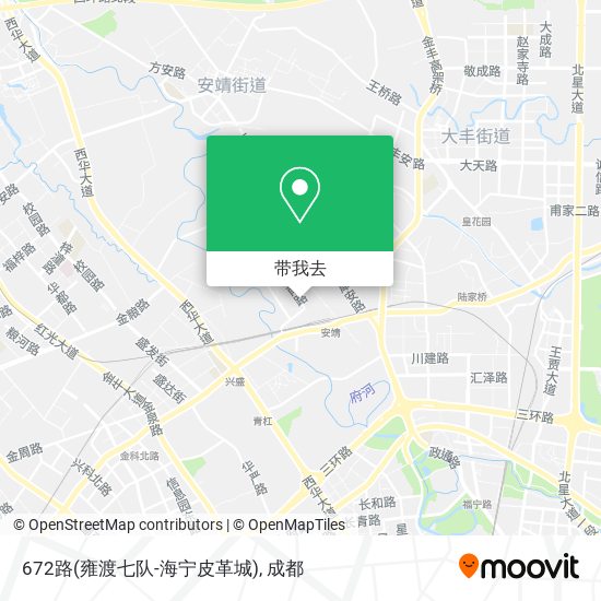 672路(雍渡七队-海宁皮革城)地图