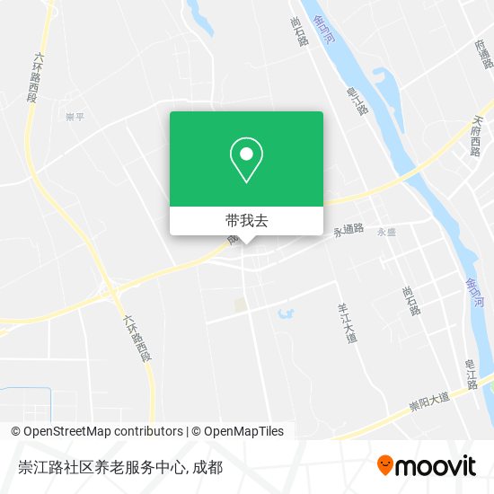 崇江路社区养老服务中心地图