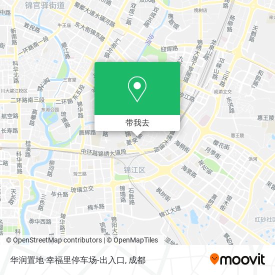 华润置地·幸福里停车场-出入口地图
