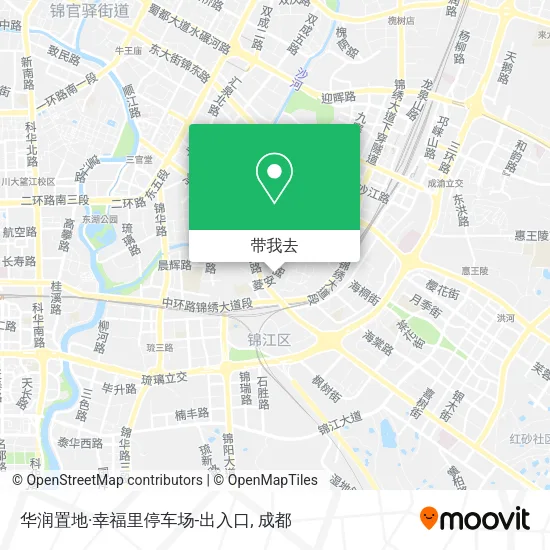 华润置地·幸福里停车场-出入口地图