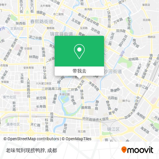 老味驾到现捞鸭脖地图
