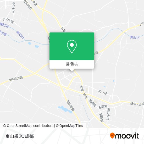 京山桥米地图