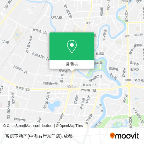富房不动产(中海右岸东门店)地图