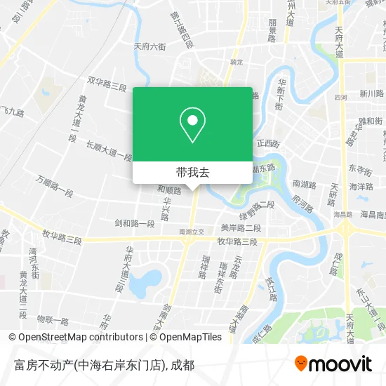 富房不动产(中海右岸东门店)地图