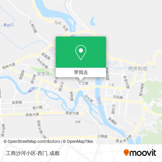 工商沙河小区-西门地图