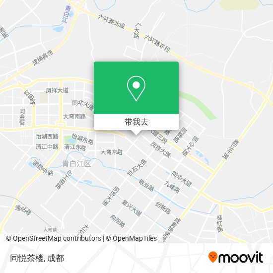 同悦茶楼地图