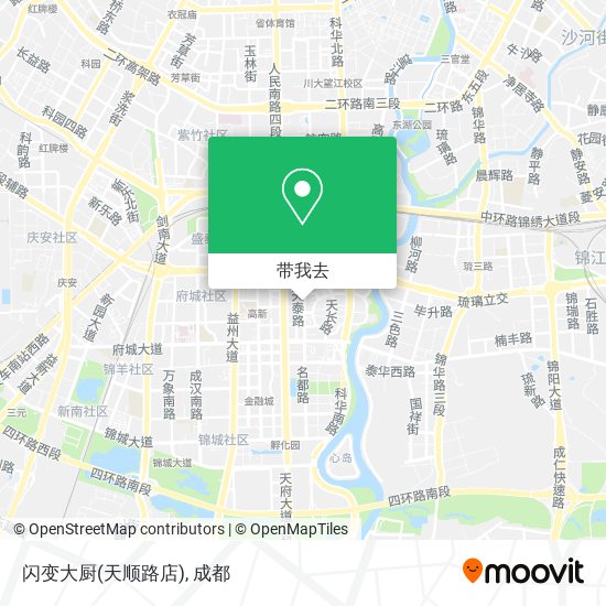 闪变大厨(天顺路店)地图