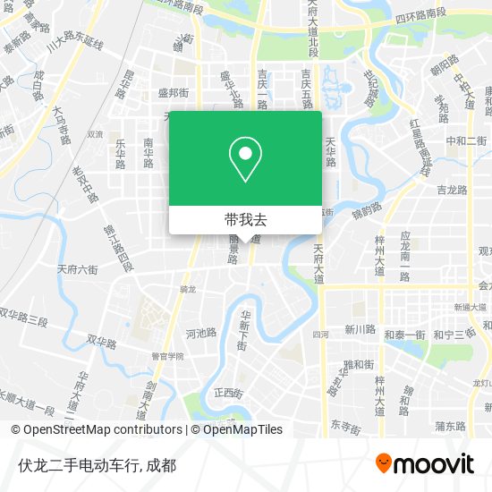 伏龙二手电动车行地图