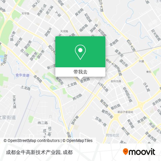 成都金牛高新技术产业园地图