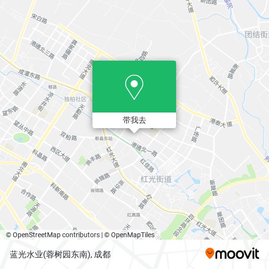蓝光水业(蓉树园东南)地图