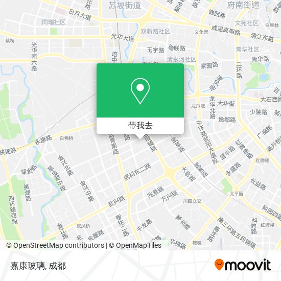 嘉康玻璃地图