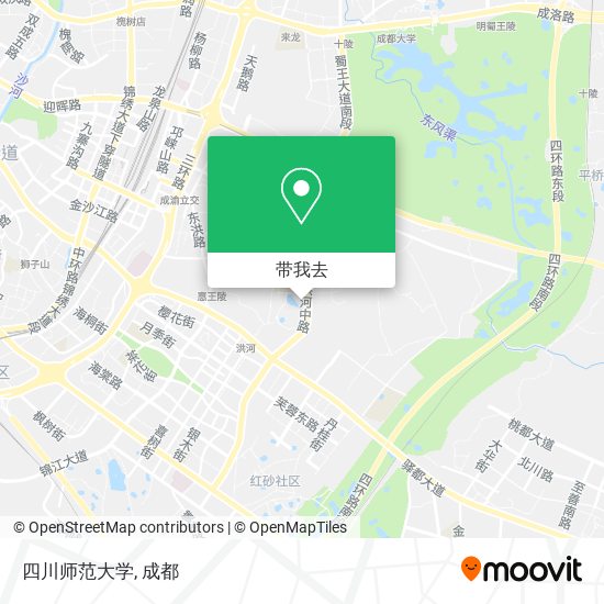 四川师范大学地图