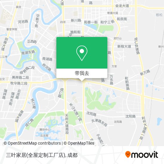 三叶家居(全屋定制工厂店)地图