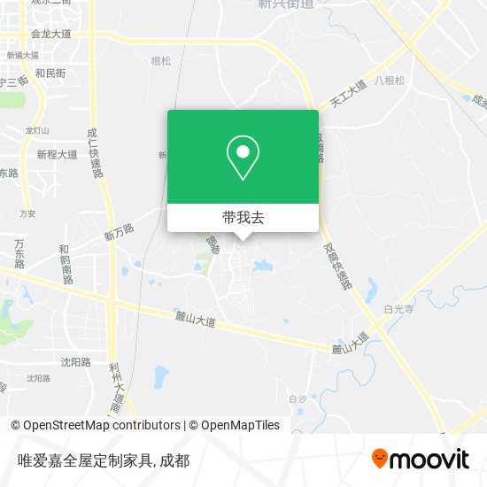 唯爱嘉全屋定制家具地图