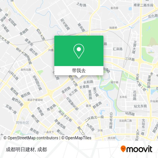 成都明日建材地图