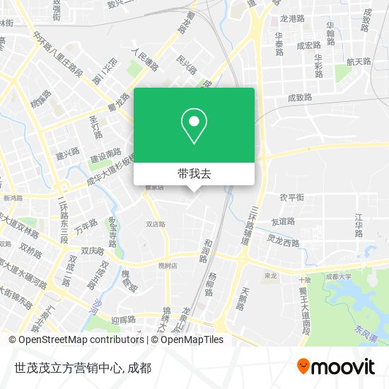 世茂茂立方营销中心地图