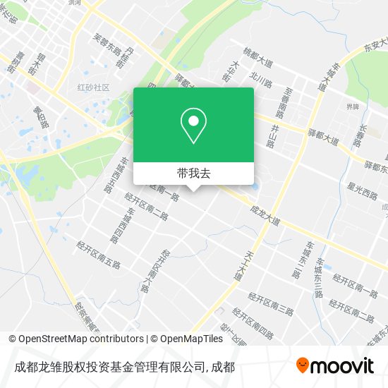 成都龙雏股权投资基金管理有限公司地图