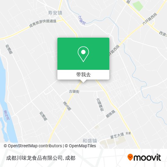 成都川味龙食品有限公司地图