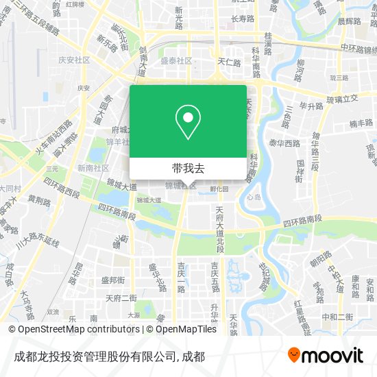 成都龙投投资管理股份有限公司地图
