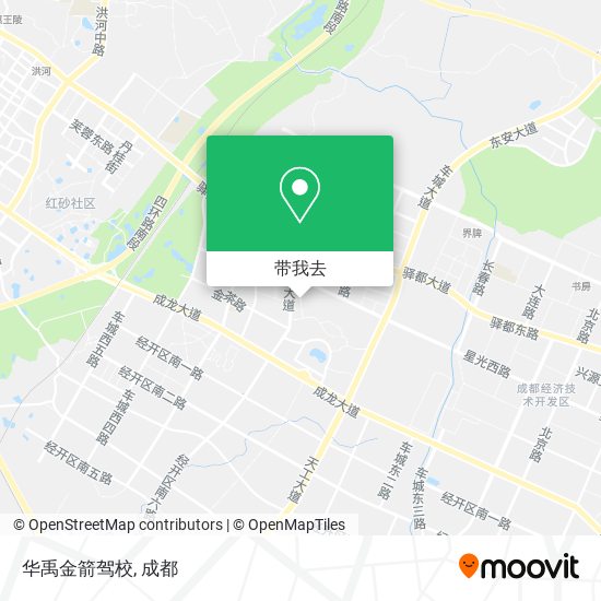 华禹金箭驾校地图