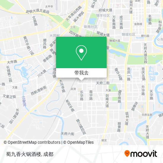 蜀九香火锅酒楼地图