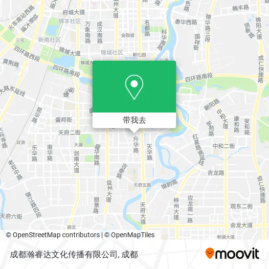 成都瀚睿达文化传播有限公司地图