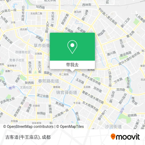 吉客道(牛王庙店)地图