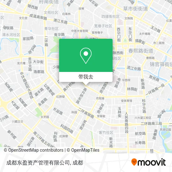 成都东盈资产管理有限公司地图
