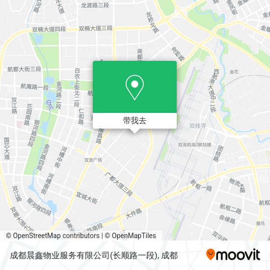 成都晨鑫物业服务有限公司(长顺路一段)地图