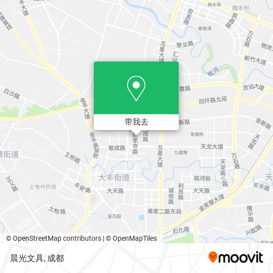晨光文具地图