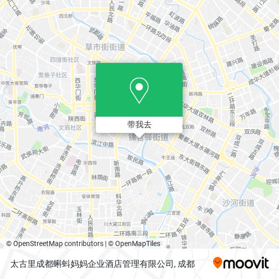 太古里成都蝌蚪妈妈企业酒店管理有限公司地图