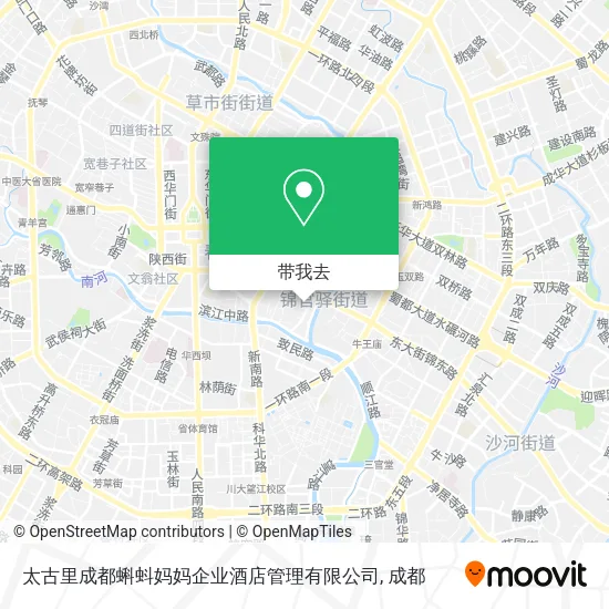 太古里成都蝌蚪妈妈企业酒店管理有限公司地图