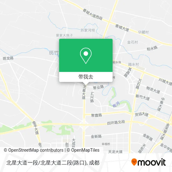 北星大道一段/北星大道二段(路口)地图