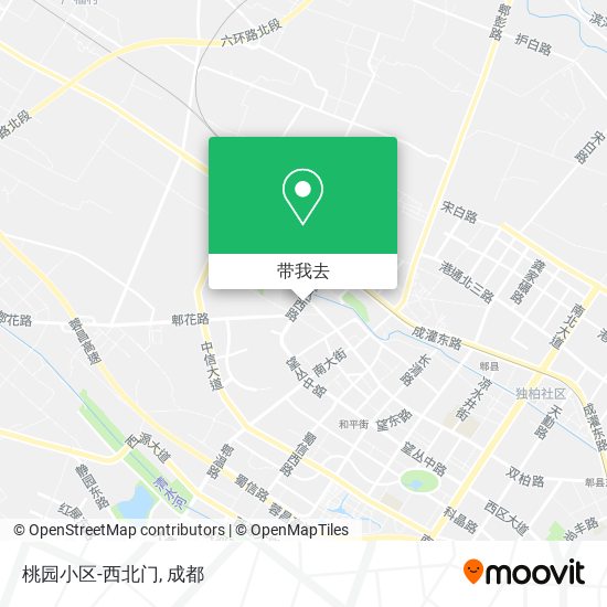 桃园小区-西北门地图