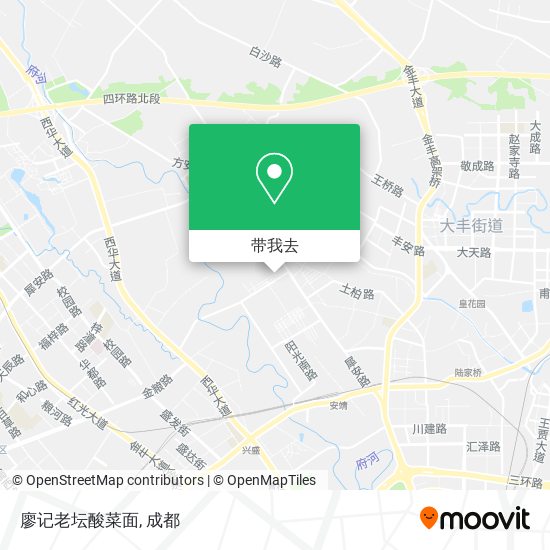 廖记老坛酸菜面地图