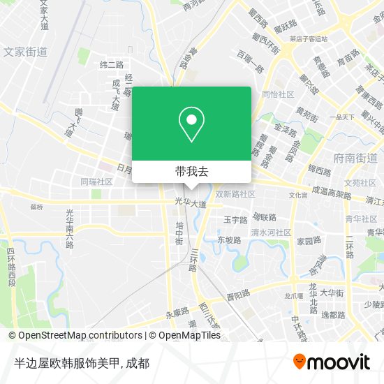 半边屋欧韩服饰美甲地图