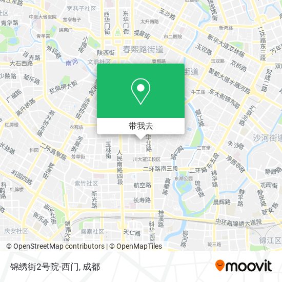 锦绣街2号院-西门地图