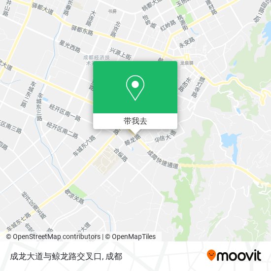 成龙大道与鲸龙路交叉口地图
