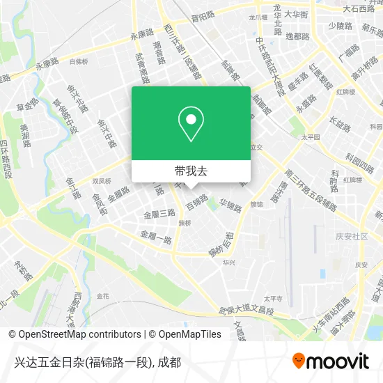 兴达五金日杂(福锦路一段)地图