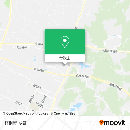梓桐街地图
