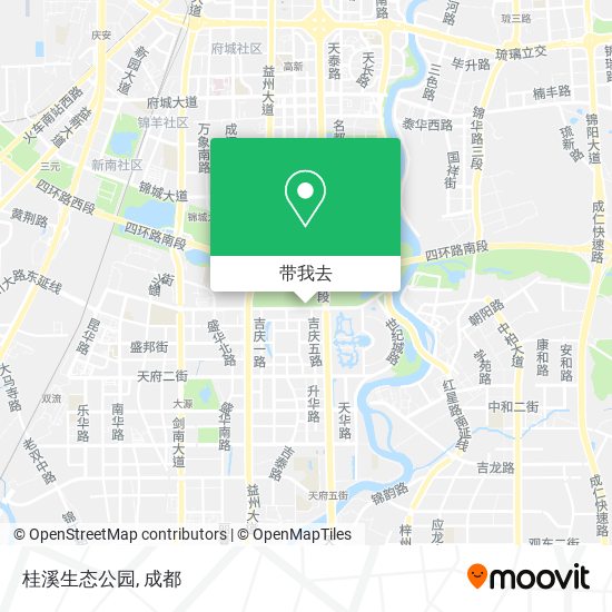桂溪生态公园地图