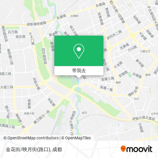 金花街/映月街(路口)地图