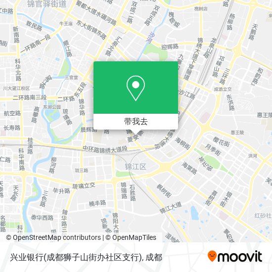 兴业银行(成都狮子山街办社区支行)地图