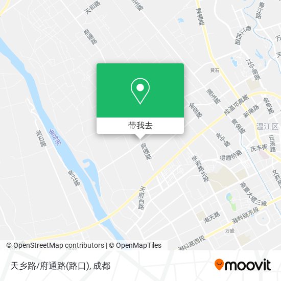 天乡路/府通路(路口)地图